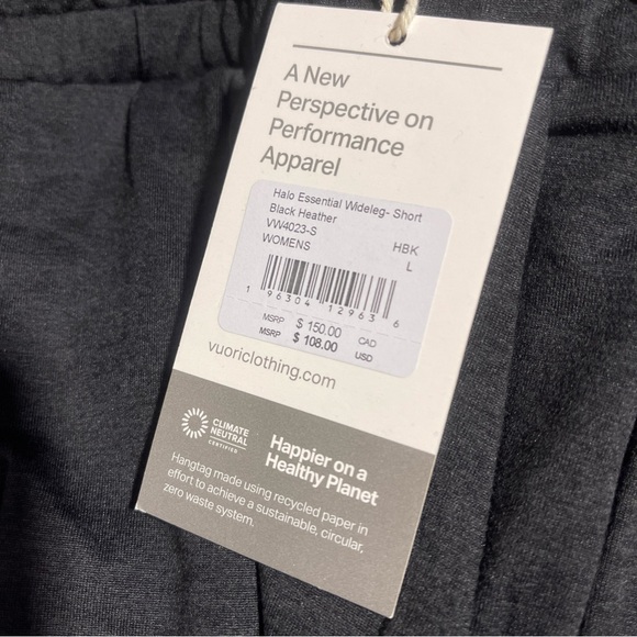 NWT Vuori Halo Essential Wide-Leg Pants - Picture 3 of 4